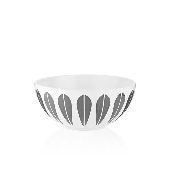 Lotus bowl 12 cm grå/hvit
