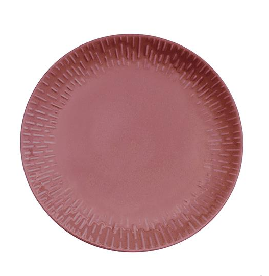 Confetti dessert plate 21cm bordeaux