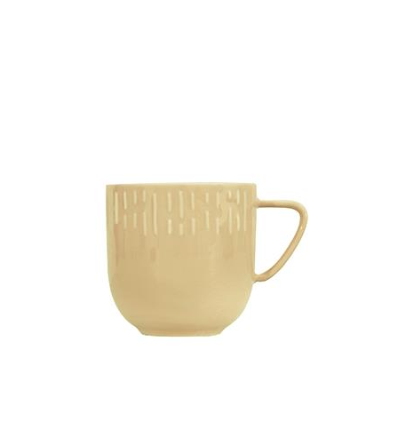 Confetti mug 35cl mustard