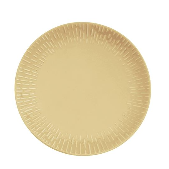 confetti dinnerplate 27,5cm mustard