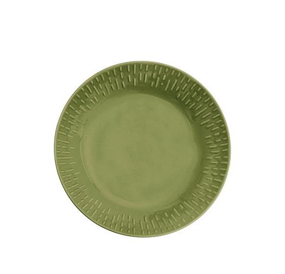 confetti pasta plate 23cm olive