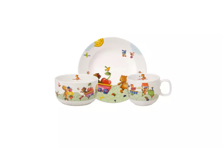 Villeroy & Boch Hungry as a bear 3 delers barnesett i porselen