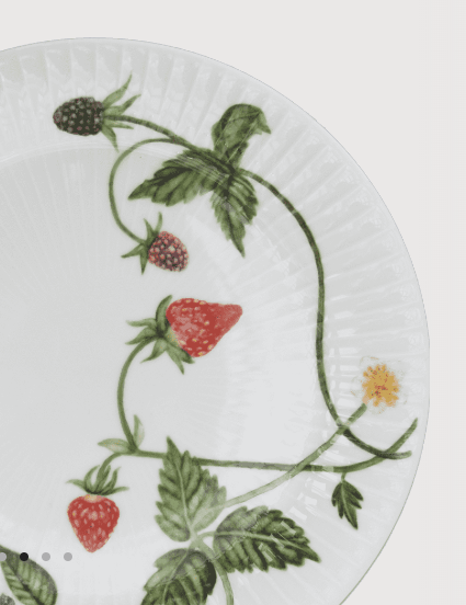 Hammershøi plate 22cm white Summer Berries