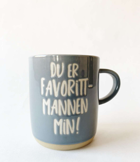 Trend design krus "Du er favorittmannen min"