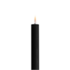 Deluxe dinner candles 2pcs D2,2cmxH15cm svart