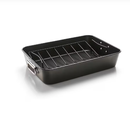 Holm Roasting pan with rack 40x28cm