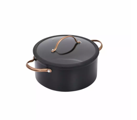 Black copper gryte med lokk 4,5liter