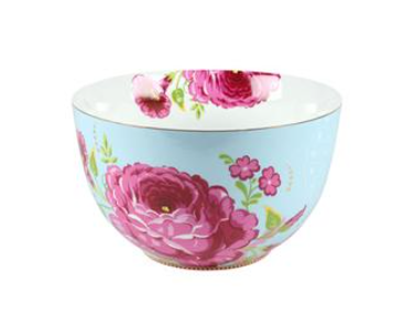 Pip bowl 18 cm rose blue