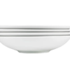 Sense hvit 4 pk tallerken wok 25 cm