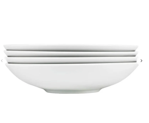 Sense hvit 4 pk tallerken wok 25 cm