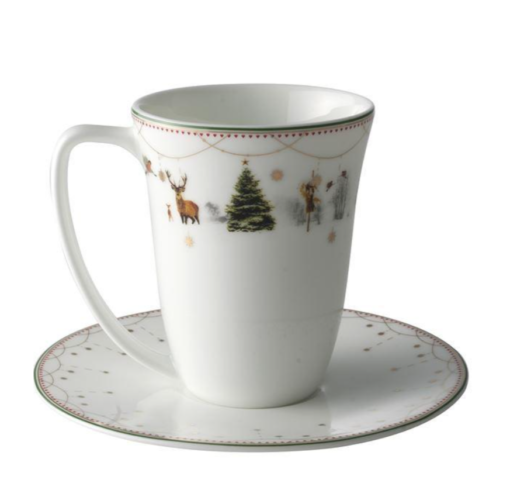 Julemorgen cup&saucer 20cl