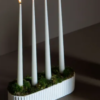 dbkd Stripe Candle holder-shiny white