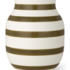 Omaggio vase 20 cm olive green