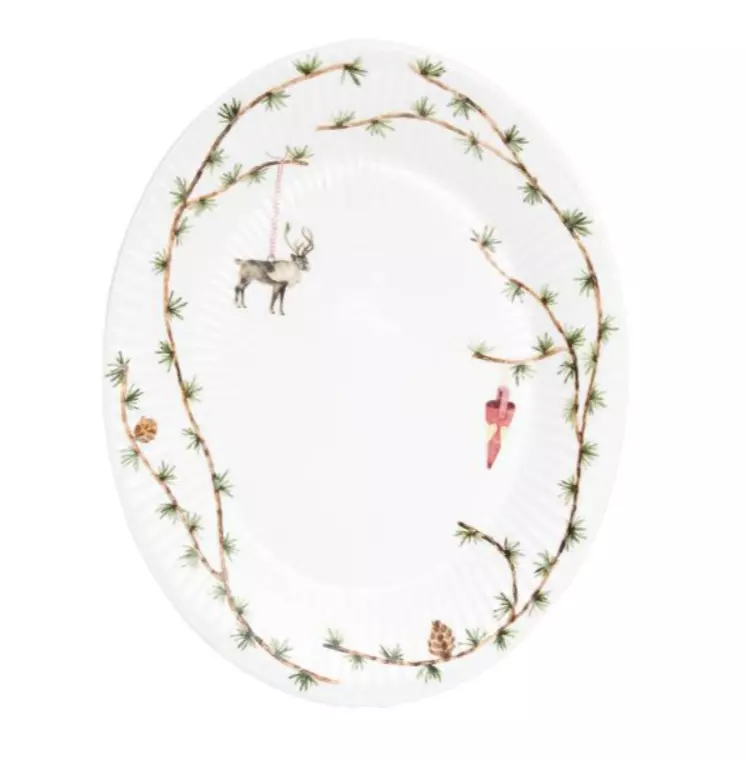 Hammershøi Christmas ovalfat 34cm