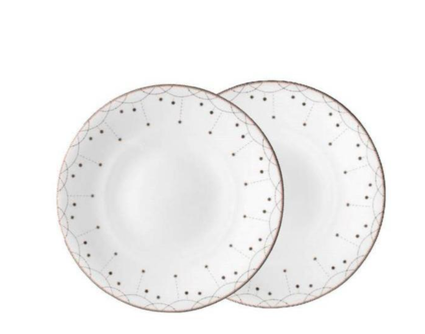 Julemorgen Girlander plate 28cm 2pk