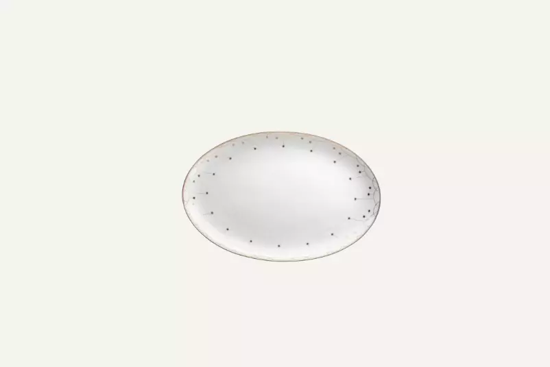 Julemorgen Girlander ovalfat 39cm