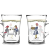 Holmegaard christmas hot drink glass 2 pk