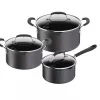 Jamie Oliver hard anodised grytesett 3stk 2,1l+3l+5,2ltr