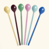 Rice melamin latte skjeer 6 pk your true color