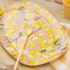 Rice rektangulær tallerk daffodils print