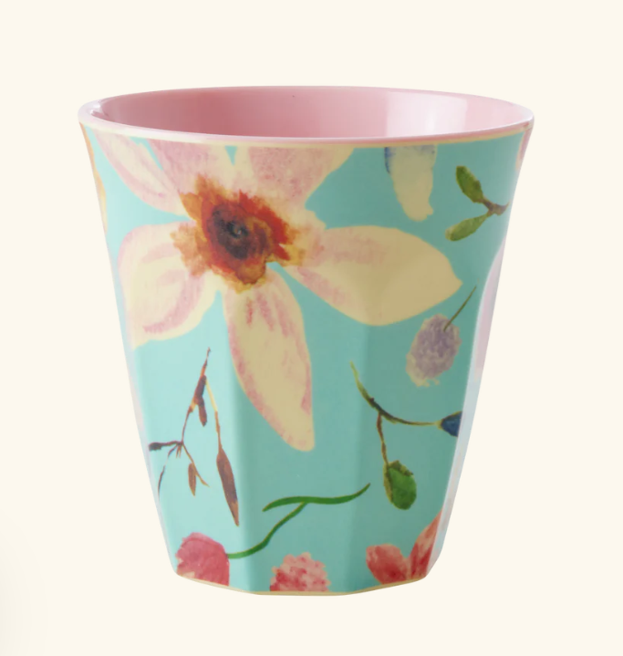Rice kopp 250 ml Selma flower print