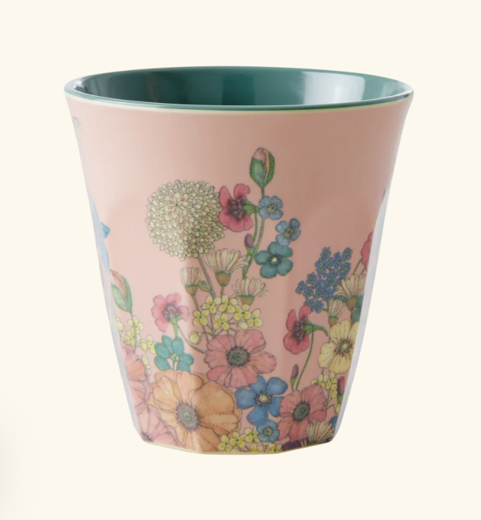 Rice kopp 250 ml flower collage print