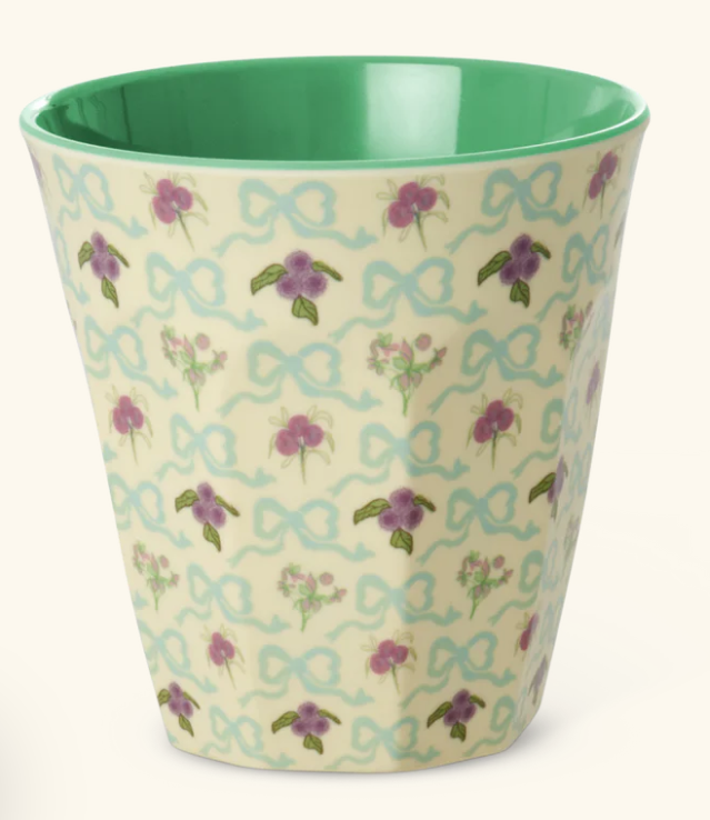 Rice kopp 250 ml bow and bouquet print