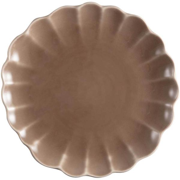 Stjernholm Lotus tallerken 27 cm brun