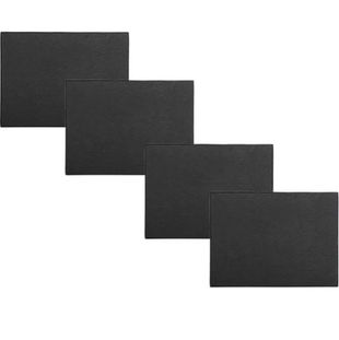 ziczac bordbrikker 4 pk sort