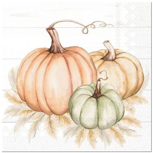 Serviett Pumpkin Trio 25x25