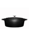 Anders Petter Stenfors støpejernsgryte oval 6,3L svart