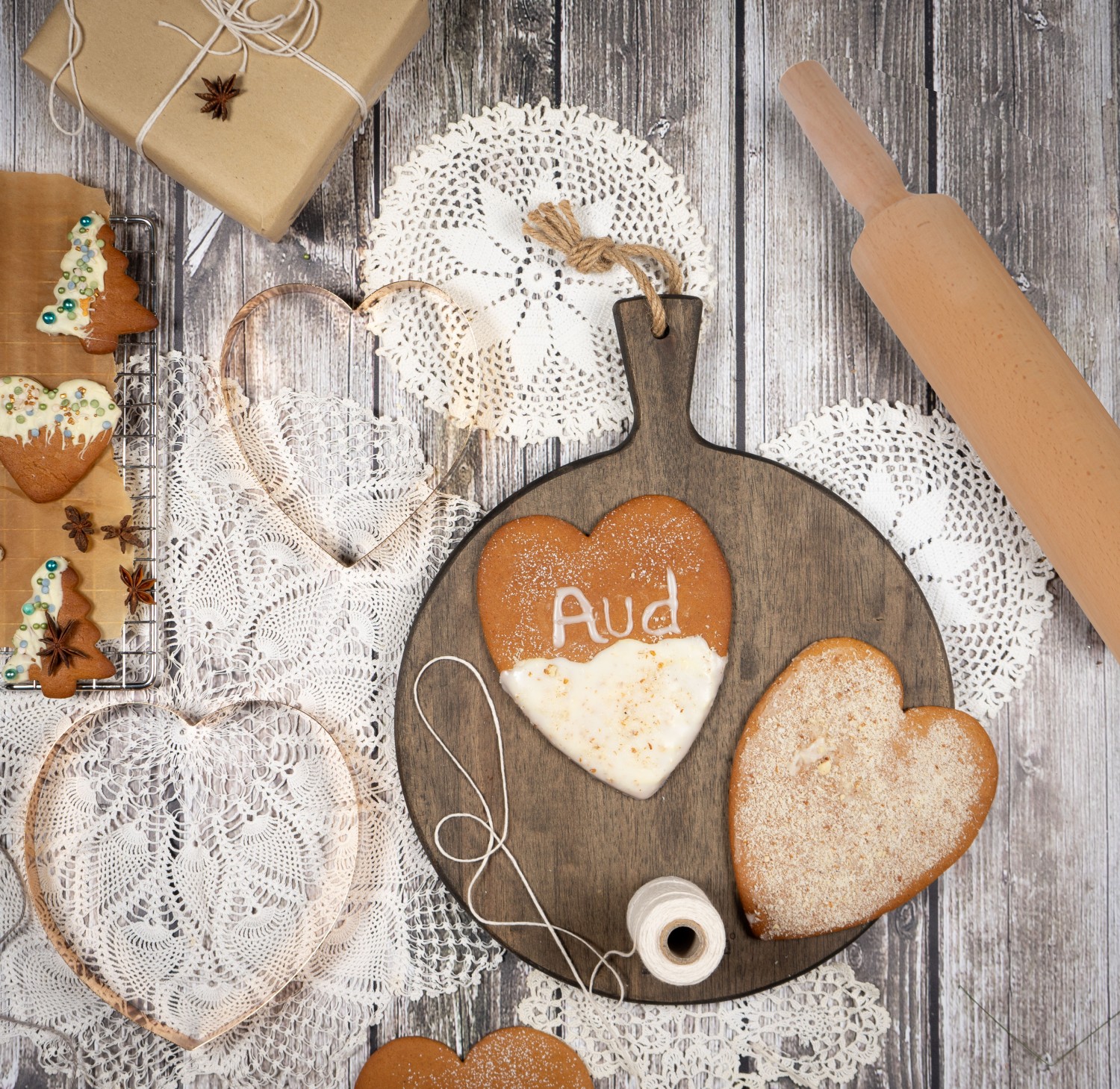 bAYk - Pepperkakeform hjerte, 15cm