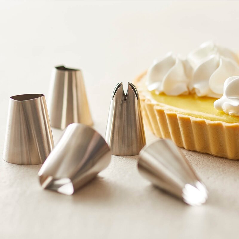 Blomsterbergs Sprøytetipp-sett i metallboks, 7 tipper