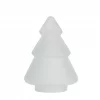 Gran tre glass frostet hvit 12,7cm