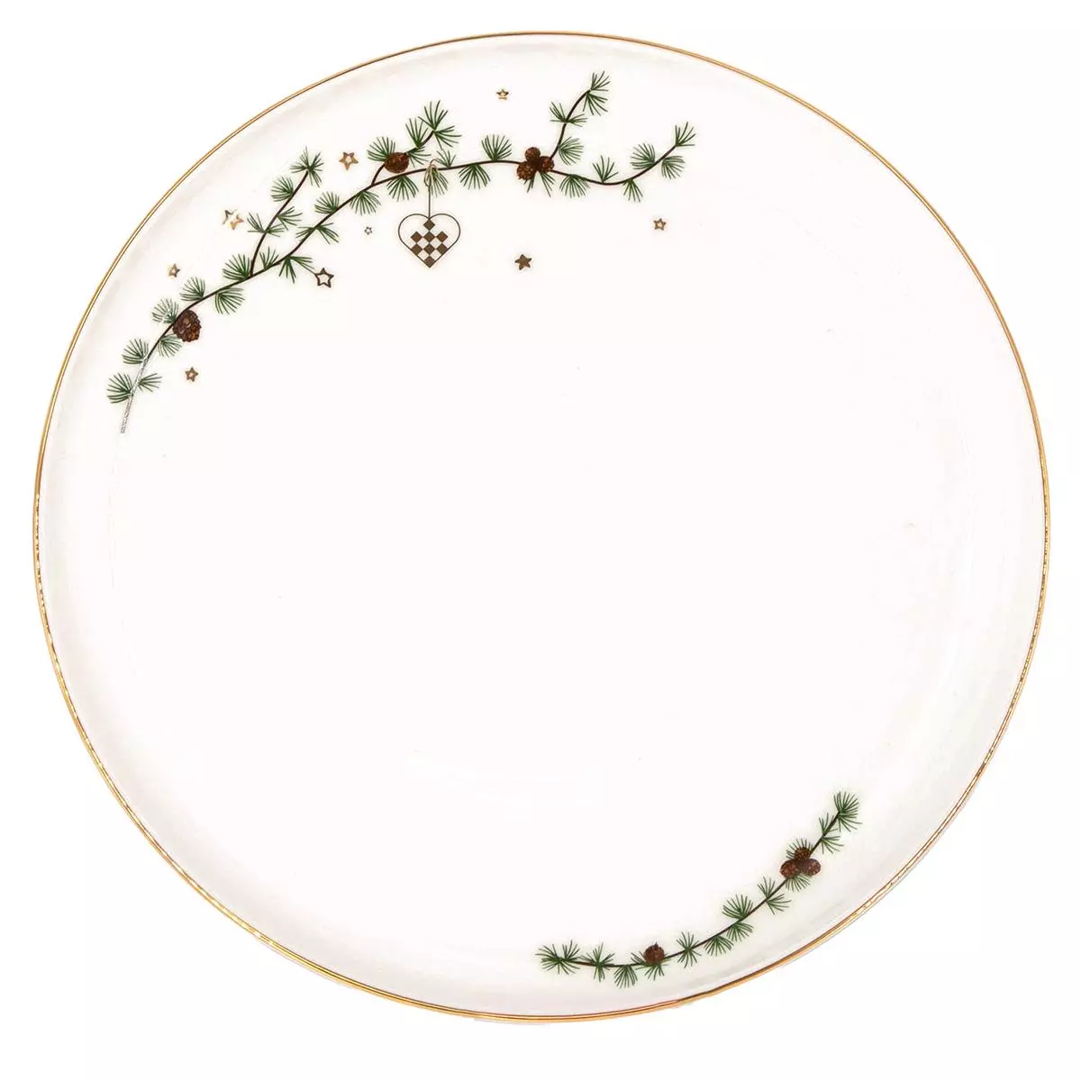 Holmen Julehjerte tallerken 26cm