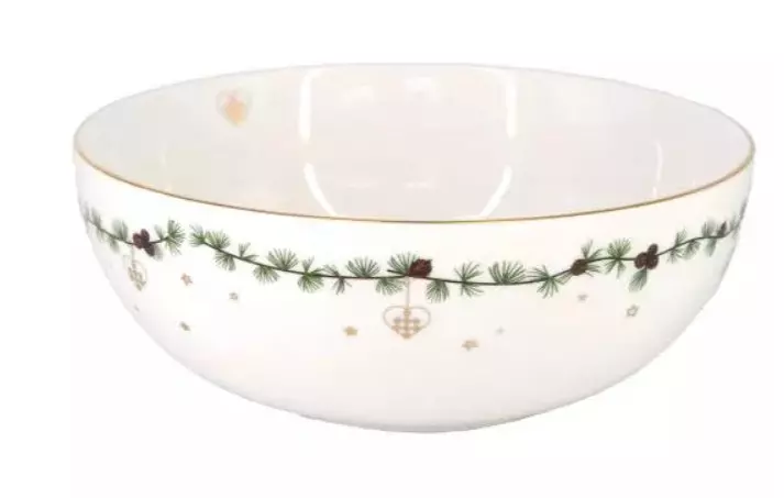 Holmen Julehjerte salatbolle 23cm