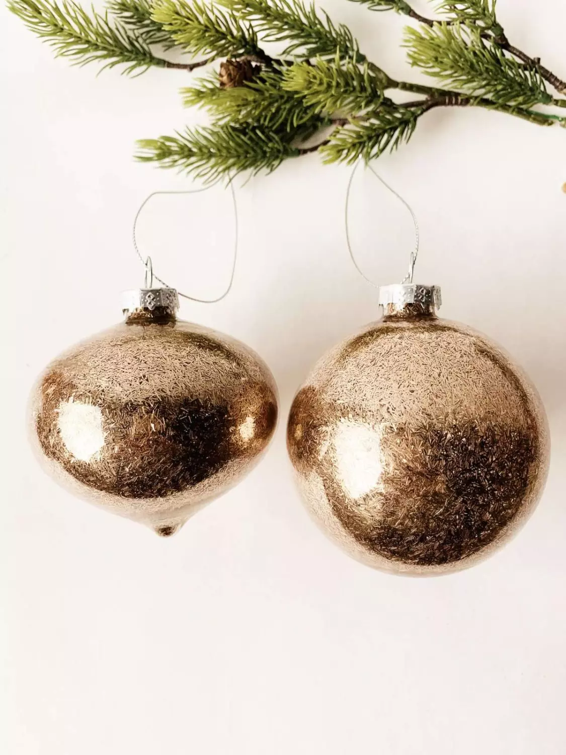 Trend Design Julekule 8 cm ass rund/dråpe rosa