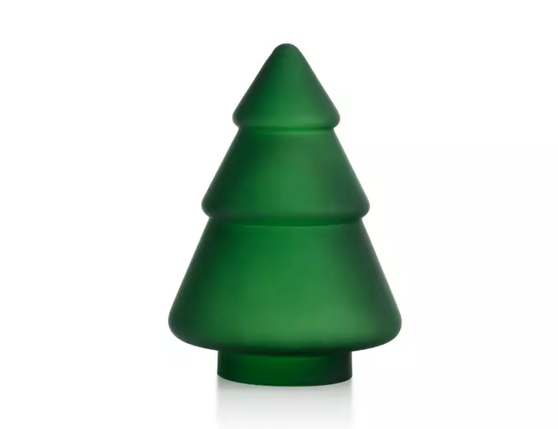 Treglass frostet grønn 12,7cm