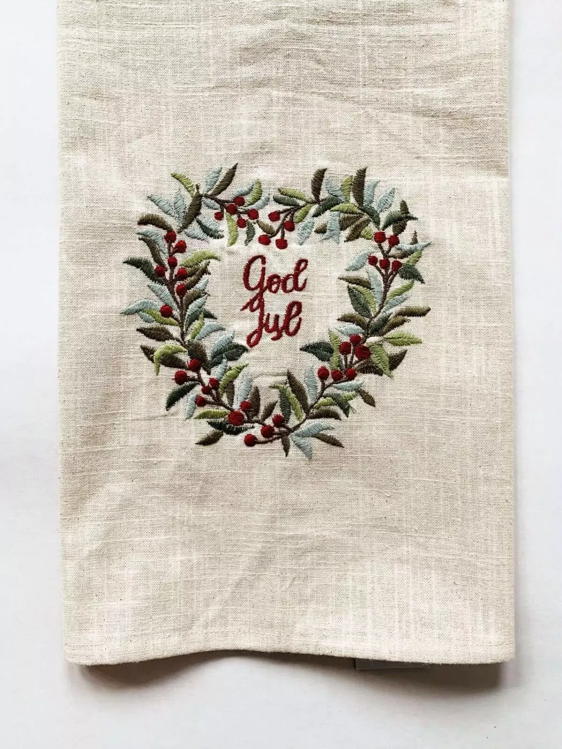 Trend Design Kjøkkenhåndkle 50x70 cm hjerte "God jul"