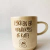 Trend Design Krus "Lykken er: hundekyss og kaffe"