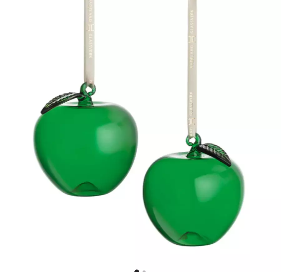 Eple hengepynt grønn