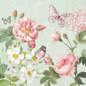 Napkin Kaffe Amelia green