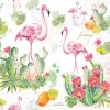 Napkin Lunsj Flamingo and cactus