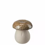 Brun sopp - Keramikk 11,5x12 cm