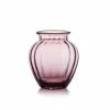 Hadeland Glassverk Emily vase 17,5 cm. Rosa optikk