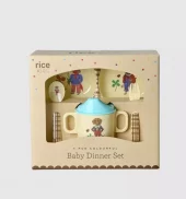 Rice melamin baby dinner sett