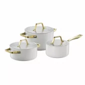 Modern House Ono - Grytesett s/3 krem, gull