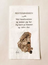 Trend Design Serviett buffet «Bestefarsekken»