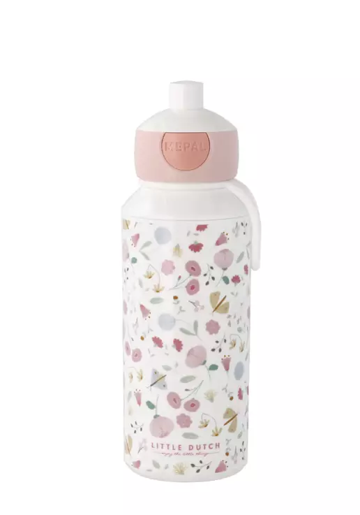 Mepal drikkeflaske 400ml m/blomster