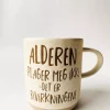 Trend Design Krus h 9,5 cm «Alderen plager meg ikke»